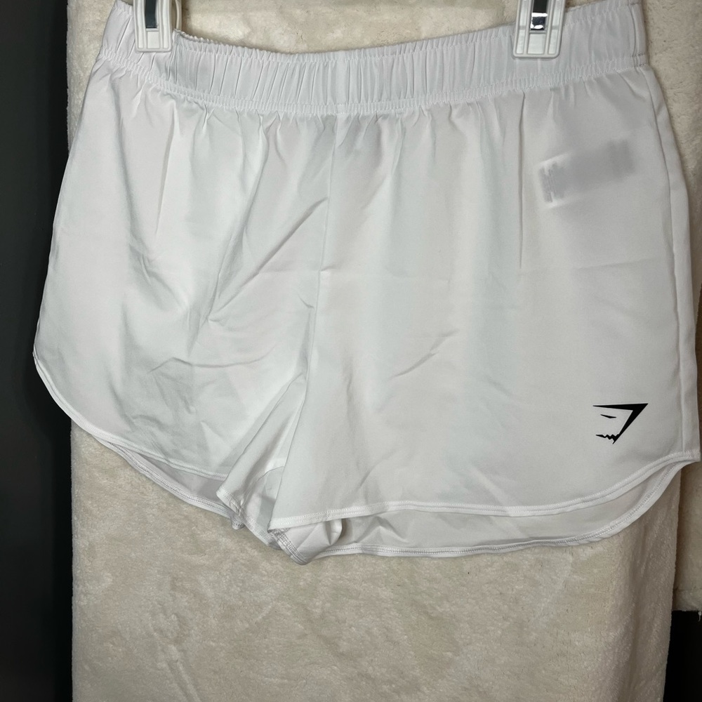 Gymshark white shorts
